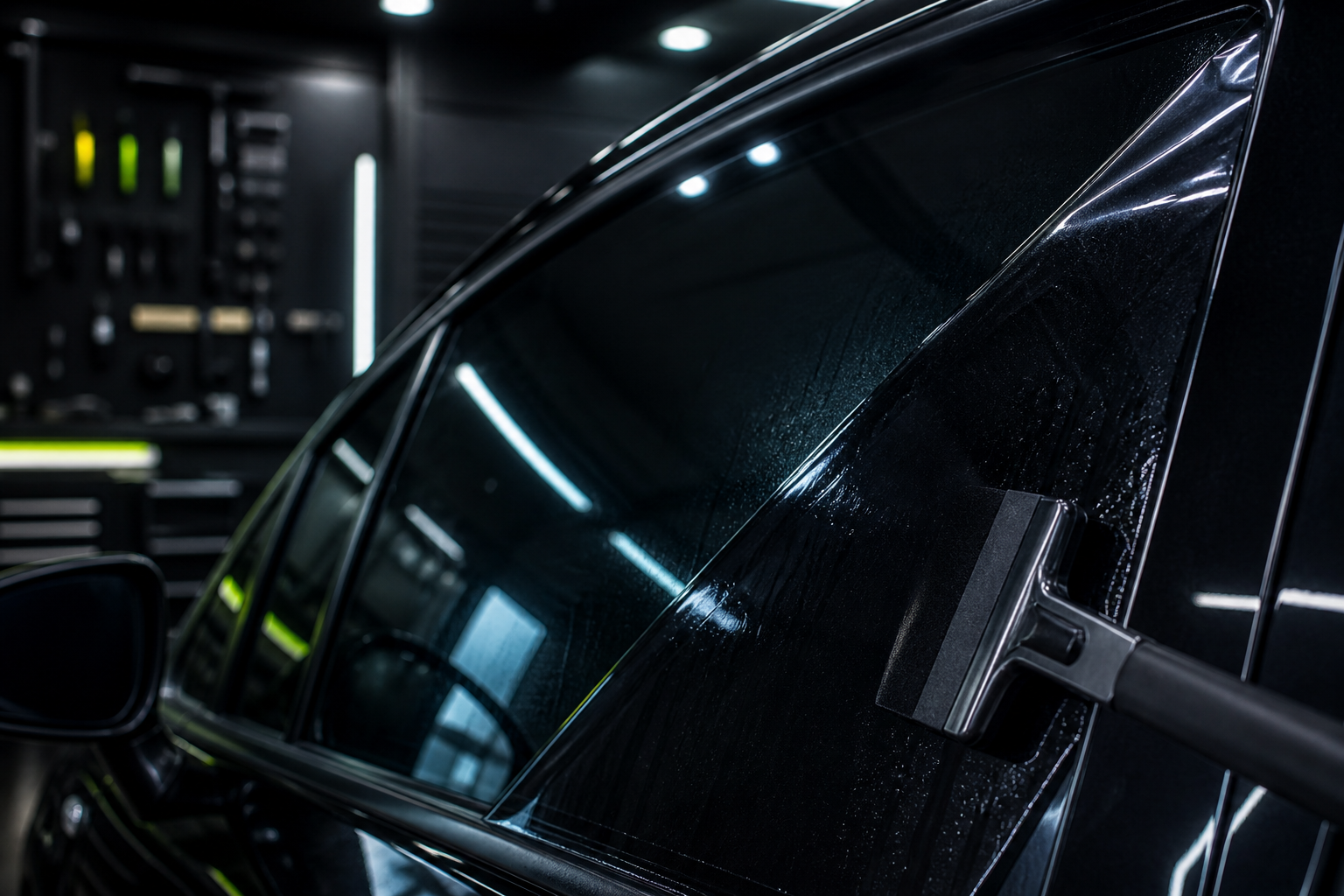 Car Tint and Window Film service scene